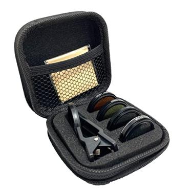 Imagem de Baoblaze Kits de filtro de lente coral recife para telefone fotografia profissional plástico