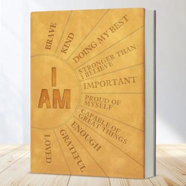 Imagem de Caderno inspirador presente para mulheres afirmações positivas Sunshine Journal presente motivacional para colega de trabalho, amiga, irmã - laranja