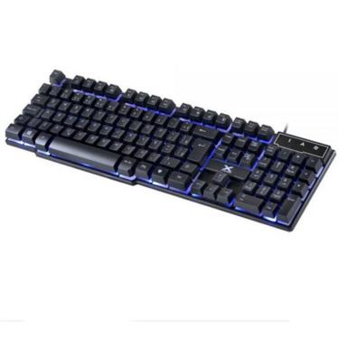 Imagem de Teclado Gamer Hydra 107 Teclas + 12 Multimídia Com Led Azul Sensacao Tecla Mecanica  Gt700 Vinik