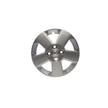 Imagem de Calota Aro 14 Prata Pecas Genuinas Gm Onix prisma agile celta montana 