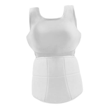 Imagem de Baoblaze Protetor de peito feminino para boxe e barriga de karatê, suprimentos femininos, proteção multiuso para torneios de clube, Xl