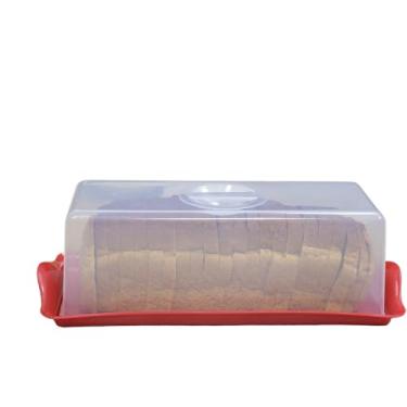 Imagem de Porta Pão Premium - Porta Pao Forma - Porta Bolo Doces Salgados(Porta Pão De Forma Vermelho)