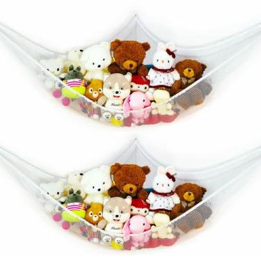 Imagem de Rede de brinquedos Stuffed Animal Hammock Jumbo Corner 85 x 63 cm (pac