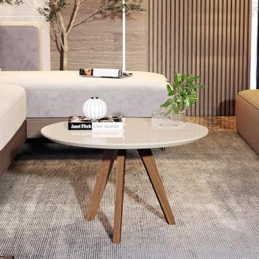 Imagem de Mesa de Centro Dubai Moderna Sala Escritório Madeira