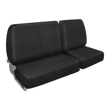 Imagem de Kistrba Capas de assento compatíveis com Chevy C/K 1500 40/60 1988-1994 Banco dianteiro sem encostos de cabeça, tecido de malha resistente