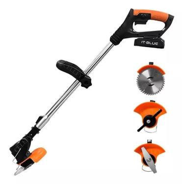 Imagem de Roçadeira Cortador Aparador Grama 32V Com 2 Baterias