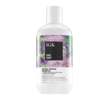 Imagem de IGK Shampoo de reparo instantâneo PAY DAY | Bond-Building + Reparação de danos | Vegano + Livre de crueldade | 236 ml