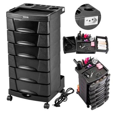 Imagem de Carrinho Auxiliar Dompel Beauty Care Organizador com Rodízio