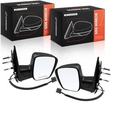 Imagem de A-Premium Par (2) espelhos retrovisores elétricos do lado do motorista e do passageiro - compatível com Ford E-150 E-250 E-350 E-450 Super Duty 2007-2008 - Espelho retrovisor externo externo