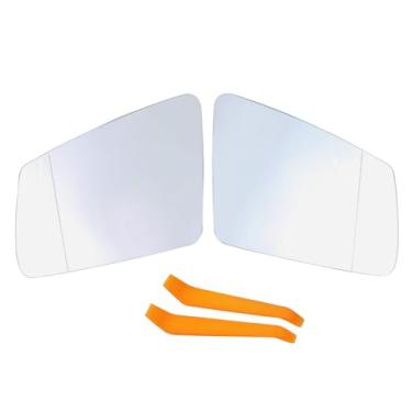 Imagem de DriveFix Combine vidro retrovisor esquerdo e direito com placa de suporte para Mercedes-Benz C300 C350 E350 S550 S550 S600 E400 CLS400 CLS550 CL550 CL600 CL63 S63 S63 AMG S
