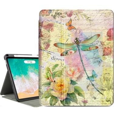 Imagem de Vimorco Capa para iPad Air M3/M2 11 polegadas 2025/2024, para iPad Air 5ª/4ª geração 10,9 polegadas, para iPad Pro 11 polegadas 4ª/3ª/2ª/1ª geração, capa de 4 ângulos de visão, suporte para lápis