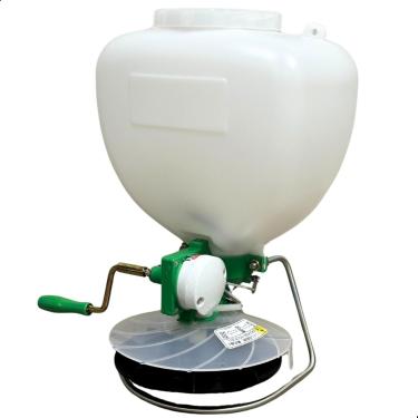 Imagem de Adubadeira Semeadeira 10 Litros Manual com Alça de Pescoço, Alumínio, Alça Confortável e Compartimento em Plástico ABS e PP - Leve e Prático de Usar