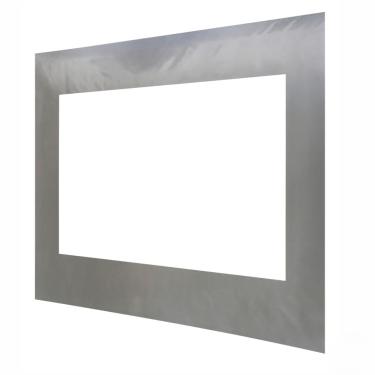 Imagem de Toldo para Area Externa, Cortina Toldo com Visor Lona Impermeável Dupla Face Sacada Portão Quintal(Cinza,Altura 200 x Largura 300cm)