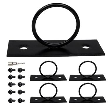 Imagem de Shakven Ganchos de teto, cabide de corda de teto,Cabide de estrutura de suspensão de suporte de rede de aço inoxidável | Suporte de corda anti-ferrugem para montagem no teto para docas de jardins