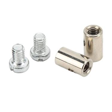 Imagem de Matybobe Bico de cabo sem solda de 6 mm/0,2 pol. Extremidade de estrangulamento de linha de freio de metal universal para carro