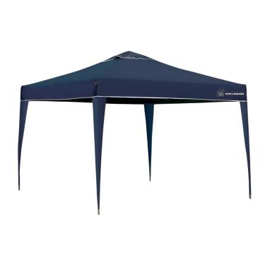 Imagem de Tenda Gazebo Home Utilidades 3x3 articulado tenda dobrável para praia eventos estrutura resistente poliéster e alumínio cor azul