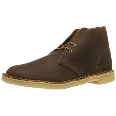 Imagem de Clarks Bota masculina Desert Chukka, Couro de cera de abelha, 12.0