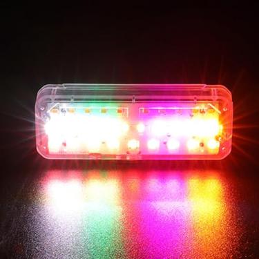 Imagem de Luz LED de aviso de motocicleta – Luz de aviso de ciclismo noturna | Lanterna traseira de alto brilho com carregamento USB à prova d'água com iluminação colorida para bicicletas