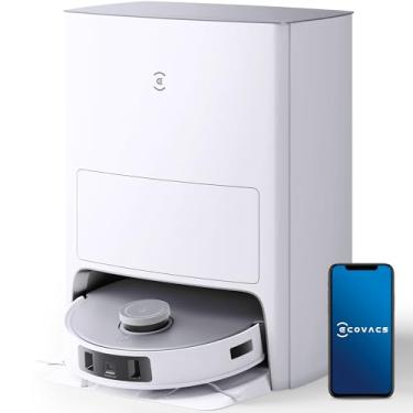 Imagem de ECOVACS Deebot T20 Omni Robot Vauum and Mop, lavagem de esfregão de água quente, autoesvaziamento, secagem a ar quente, sucção 6000Pa, esfregão giratório OZMO Turbo com elevação de esfregão automático, prevenção de obstáculos, assistente de voz YIKO