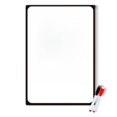 Imagem de Imã Lousa Branca Geladeira - 2 Canetas Com Apagador Magnética - 20x30cm e 40x30cm - Lembrete Recado Organização(20x30cm)