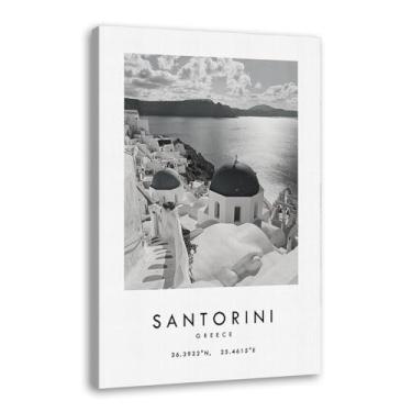 Imagem de Pôster de cidade preto e branco - impressão de viagem Roma Las Vegas Veneza Paris Sydney Amsterdam Amalfi Sanfrancisco Pintura em tela impressões de paisagem da cidade do mundo imagens de parede