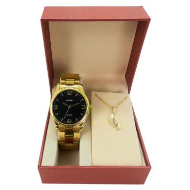 Imagem de Relógio Feminino Skmei Analógico SK003 Dourado