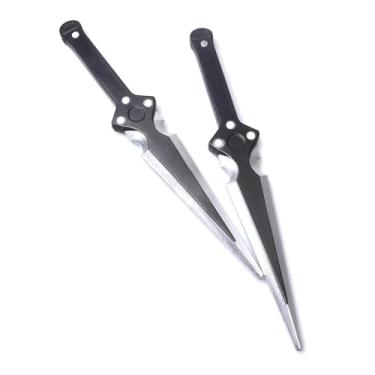 Imagem de DAYSTART Adagas de treinamento de espuma sólida de 35,5 cm para prática de artes marciais, adereços curtos de espada falsa para adereços de festa à fantasia, pacote com 2