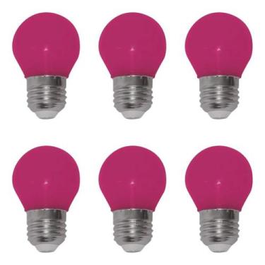 Imagem de Kit 10 Lâmpada Led Bolinha 3w Coloridas Varal Bivolt Ctb, 110/220V, Ro