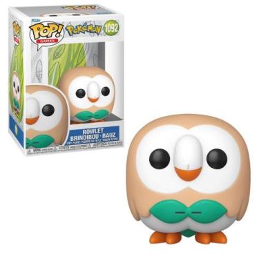 Imagem de Boneco Funko Pop Pokémon - Rowlet - Candide