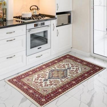 Imagem de 2 Tapete Cozinha Antiderrapante Alto Padrão 60X90 Tu M03 Vm - Idealiza