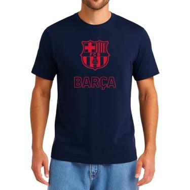 Imagem de Camiseta masculina de manga curta Icon Sports Spanish Primera Liga Barcelona, azul marinho, GG