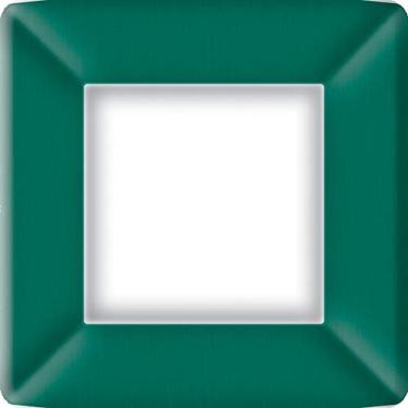 Imagem de Pratos de papel descartáveis quadrados de linho clássico IHR Boston International, 25,4 cm, ERRO: #