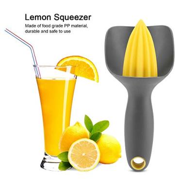 Imagem de GLOGLOW Espremedor de Limão Ergonômico Espremedor, PP de Qualidade Alimentar, Leve e Mini para Suco Fácil de Limas e Laranjas, Próprio para Máquina de Lavar Louça, Alças Antiderrapantes, Utensílios