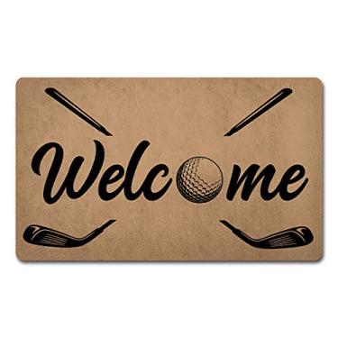 Imagem de Tapetes Z plus de boas-vindas 76,2 cm (C) x 45,7 cm (L) Tapetes de porta divertidos personalizados para entrada/tapetes de cozinha e tapetes/tapetes de porta frontal antiderrapantes