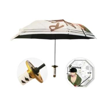 Imagem de Guarda-chuva Dobrável Demon Slayer Kimetsu No Yaiba Tanjirou Katana Ko