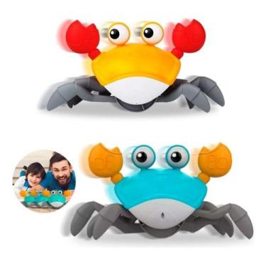 Imagem de Caranguejo Fujão Brinquedo Sr Joe Toca Musica Sensor Bebê - Honeypo, I