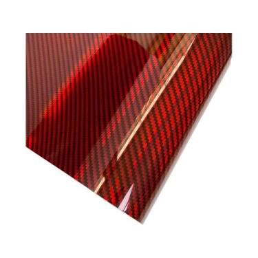 Imagem de Adesivos Autoadesivos Vermelhos Para Carro, Envelopamento Em Vinil Pre