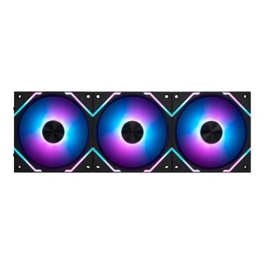 Imagem de Kit Com 3 Ventoinhas MSI MPG EZ120 ARGB 120mm, Magnetico, Preto - MPG EZ120 ARGB-3B-Unissex