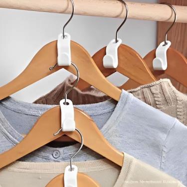 Imagem de Kit 50 Gancho Extensor De Cabide De Roupas Conector - FULLHOUSE