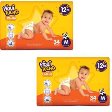 Imagem de Kit 2 PCT Fralda Descartável Pequerrucho Mega Todos os tamanhos, M