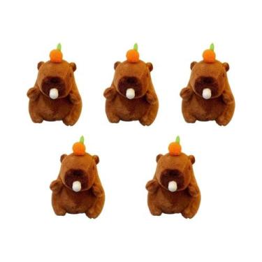 Imagem de Capivara de Pelúcia - Chaveiro com Cauda Balançando (1 a 20 Peças), Bo