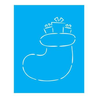 Imagem de Stencil Tamako Meia Natal - 20X25Cm - Ref B649