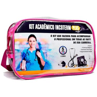 Imagem de Kit Acadêmico Plus Incoterm KA120 - Pink