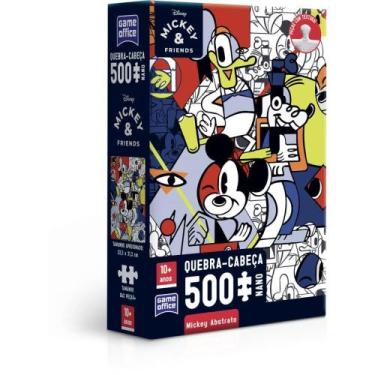 Imagem de QUEBRA-CABEÇA Cartonado Mickey 500 Peças Nano - Toyster