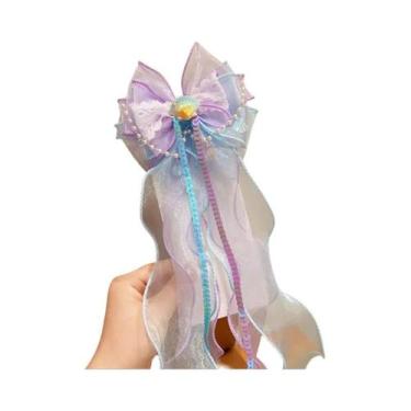 Imagem de Acessório Infantil: Tiara De Sereia Para Meninas, Grampo De Cabelo Com