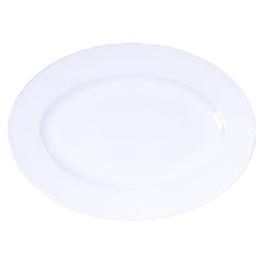 Imagem de Travessa Oval Tramontina Maria Augusta Em Porcelana 40x29 Cm
