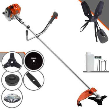 Imagem de Roçadeira Tekna Rl430acntk 43cc 2t + Facas 2p 80d E Escova