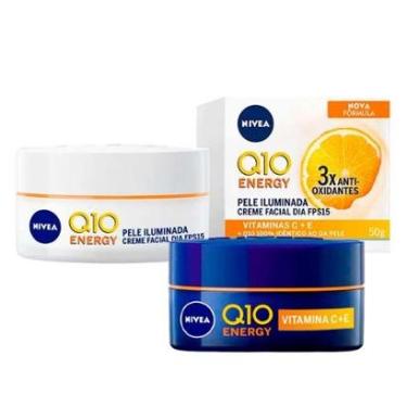 Imagem de Nívea Q10 Energy Kit – Creme Antissinais Dia FPS15 + Creme Antissinais Noturno Kit-Unissex