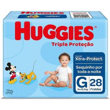 Imagem de Fralda Huggies Tripla Proteção Tamanho M 28 unidades