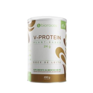 Imagem de Bioroots Proteína V-protein Plant Based Doce de Leite 450g